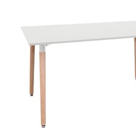 MESA DE COMEDOR BLANCO MATE