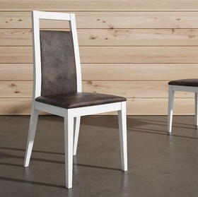 SILLA comedor con respaldo tapizado